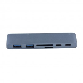 Type-C USB-C Hub Adapter Dual USB 3.0 Port Thunderbolt 3 For MacBook Pro