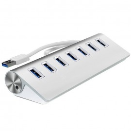 USB 3.0 7 Ports Aluminum Alloy Hub