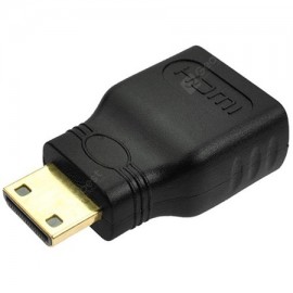 Super Port Mini HDMI Male to HDMI Female Adapter Connector