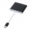 Type-c USB3.1 To HDMI USB3.0+PD Rechargeable Aluminum Alloy Three-in-one HD Adapter