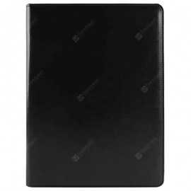 Solar Calculator A4 PU Leather Folder Holder Clipboard Cover
