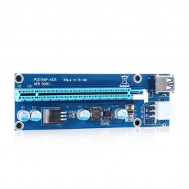 PCI-E 1x to 16x Extender Rise Card for BTC Bitcoin Mining