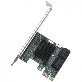 PCI-E to 4 x SATA3.0 Expansion Card for SSD / IPFS Hard Disk