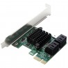 PCI-E to 4 x SATA3.0 Expansion Card for SSD / IPFS Hard Disk