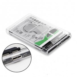 USB3.0 2.5 inch Serial Port Transparent Mechanical Solid State Disk Box