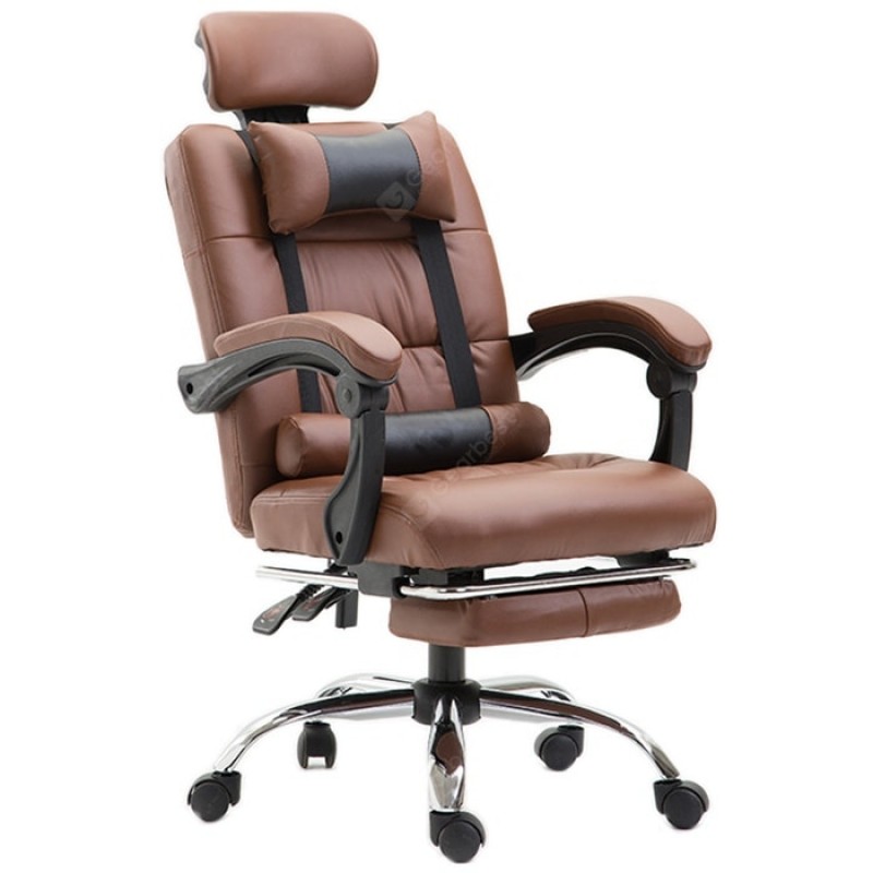 Office Gaming Chair Ergonomic Computer Chair with Leg Supporter