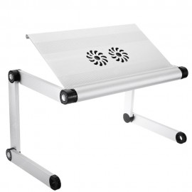 OMAX A8 Portable Laptop Desk Folding Table Cooling Fans