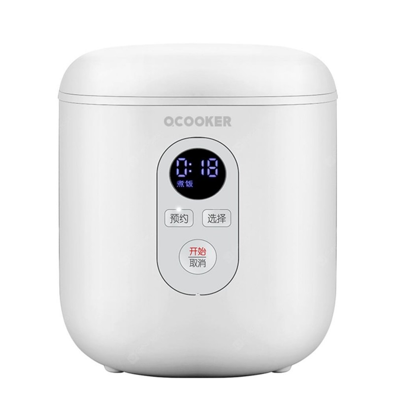 QCOOKER 1.2L 10 Hours Reservation LCD Electric Rice Cooker From Xiaomi Youpin