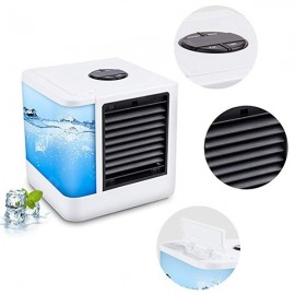 Portable Mini Air Purifier Humidifier Conditioner Desktop Cooler Fan