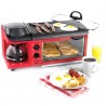 Three-in-one Breakfast Machine Mufti-function for Home Coffee Oven Teppanyaki