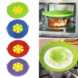 Spill-proof Dust-proof Pot Cover Silicone Lid 26cm
