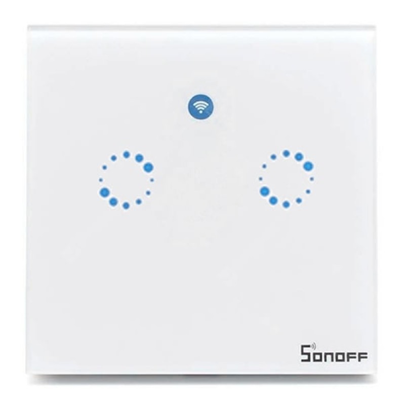 SONOFF Wifi Smart Touch Switch 2-way EU Standard Panel
