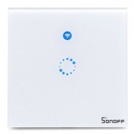 SONOFF T1 EU 1 Gang Wifi Wall Switch Wireless Remote Light Touch Control Work with Alexa