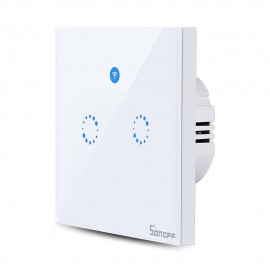 SONOFF T1 Double Gangs Smart Wall Touch Switch with RF