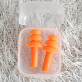 Soundproof Spiral Silicone Material Earplugs