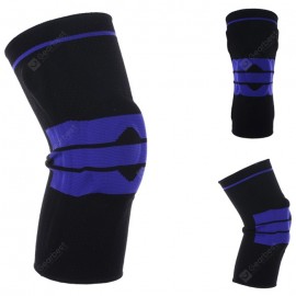 Sports Knee Pad Silicone Spring Knit Support for Running Basketball Climbing 1PC