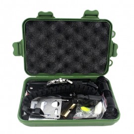 Outdoor Multi-function First Aid Equipment Box Survival Watch Set Earthquake Car Self-help Kit Emergency Kit
