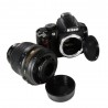 Rear Lens Cap Cover And Camera Body Cap for Nikon D810/D850/D750/D7500/D7200/D7100 D5600/D5300/D3400/D3200/D90