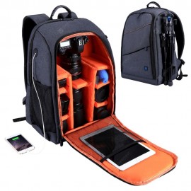 PULUZ PU5011 Outdoor Portable Waterproof Dual Shoulders Backpack Camera Bag