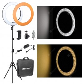 Zomei 14 inch LED Ring Light Dimmable with Light Stand