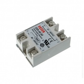 SSR-40AA 40A Single Phase Solid State Relay 80-250V AC / 24-380V AC