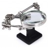 WLXY JM - 501 Multi-functional Welding Magnifying Glass Soldering Iron Stand Holder Table Magnifier