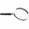 Round Glass 4X Magnifier for Viewing Small Print / Objects 75mm