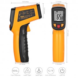 TN400 Digital Infrared Thermometer with LCD Display