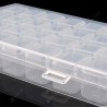 Plastic Transparent Grid Box Storage Organizer