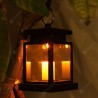 Outdoor Solar LED Candle Light Upgrade Edition Umbrella Table Lamp