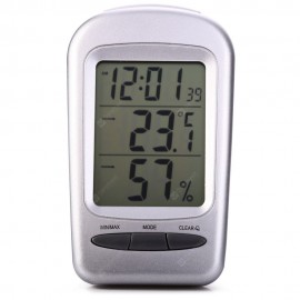 QF665 5 in 1 Digital Temperature Humidity Meter / Calendar / Clock / Alarm