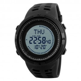 SKMEI Compass Men Sports World Time Countdown Waterproof Digital Watches