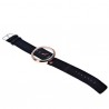 Quartz Watch with Hollow-out Dial Leather Watchband for Women
