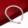 Snake Shape Alloy Chain Bracelet Gift for Men Charm Jewelry 5M