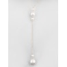 Vintage Pendant Faux Pearl Alloy Necklace