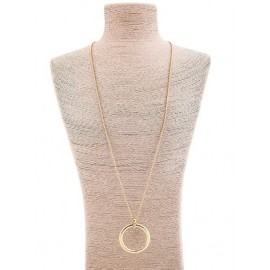 Unique Hollow Out Rounded Long Sweater Chain