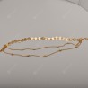 Summer Fashion Beach 3 Layers Sequinned Chain Anklet