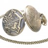 REEBONZ Steampunk Vintage H Quartz Pocket Watch Necklace Pendant