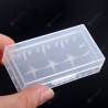 Transparent Electronic Cigarette Battery Storage Box for 18650 18350 18500 Battery