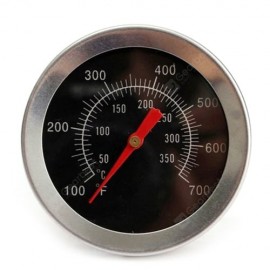Stainless Steel Oven Thermometer Bimetal Thermometer BBQ Grill Thermometer Plug Meat Thermometer
