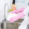 Plastic Gloves for Dish and Clothing Washing House Use