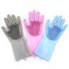 Silicone Cleaning Brush Magic Gloves for Protecting