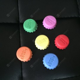 WS 3cm Colorful Silicone Beer Bottle Cap 6PCS / Set