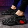 Men Breath Jogging Athletic Leisure Trainer Sports Running Fly Weave Sneakers
