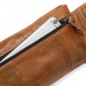 MVA 8953 Men's First Layer Leather Multifunction Chest Horizontal Waist Cap Casual Sports Crossbody Bag