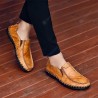 Leisure Lightweight Slip-on Men Leather Casual Shoes