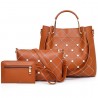 Fashion Embroidery Line Charm Lady Handbag Shoulder Diagonal Bag