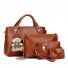 PU Leather Handbags Composite Shoulder Bag for Women