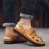 Men's Lace-up Fashion Half-drag Head Sandals Slippers