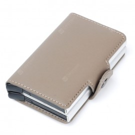 Automatic Pop-up Metal Wallet Anti-theft Anti-magnetic Aluminum Alloy Card Holder